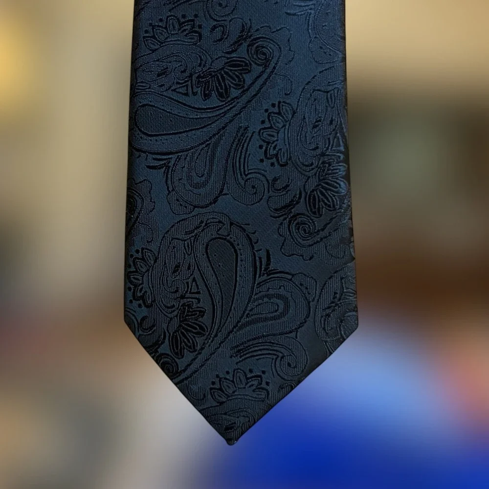 Kilburne Finch Mens Tie Black 59